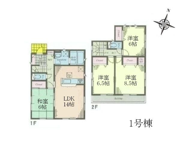 Floor plan. 29,800,000 yen, 4LDK, Land area 105.57 sq m , Building area 95.58 sq m