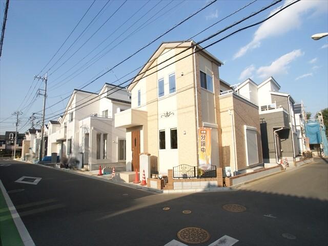 Local appearance photo. All 28 buildings of large-scale development subdivision