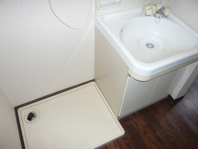 Washroom. It is a photograph of another room of the same properties