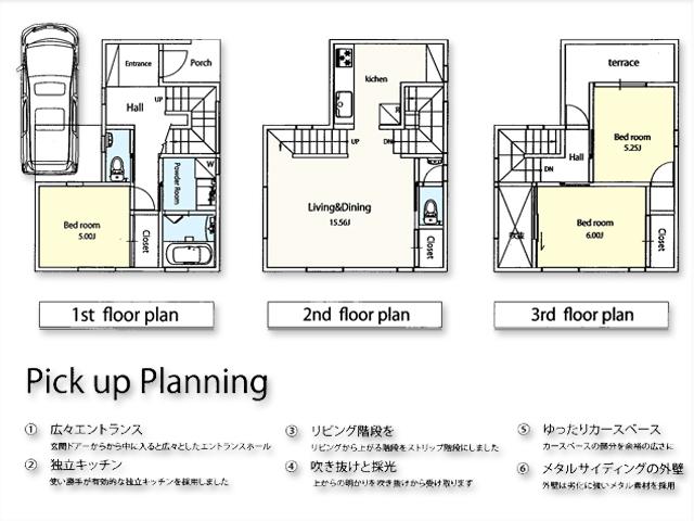 Floor plan. 34,800,000 yen, 3LDK, Land area 66.8 sq m , Building area 96.43 sq m