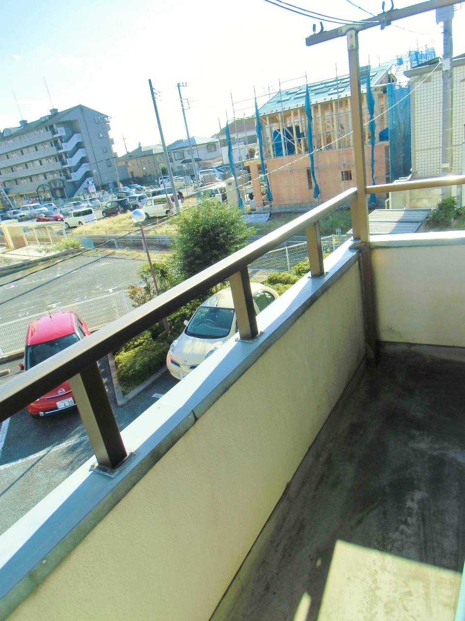 Balcony. Day is good balcony