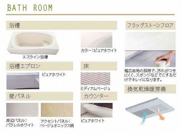 Same specifications photo (bathroom). 1 Building Specifications (with bathroom heating ventilation dryer construction)