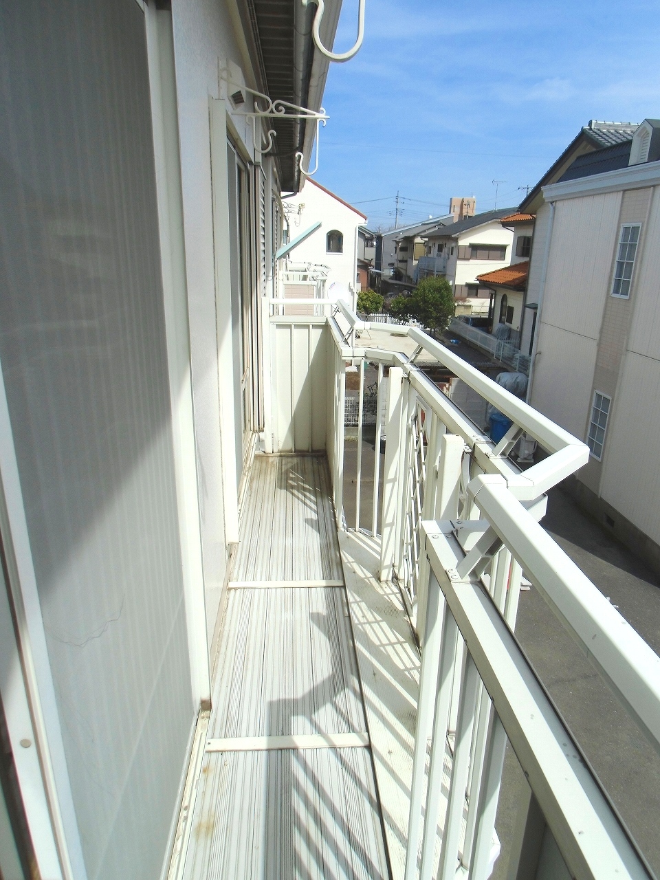 Balcony. Day is good balcony