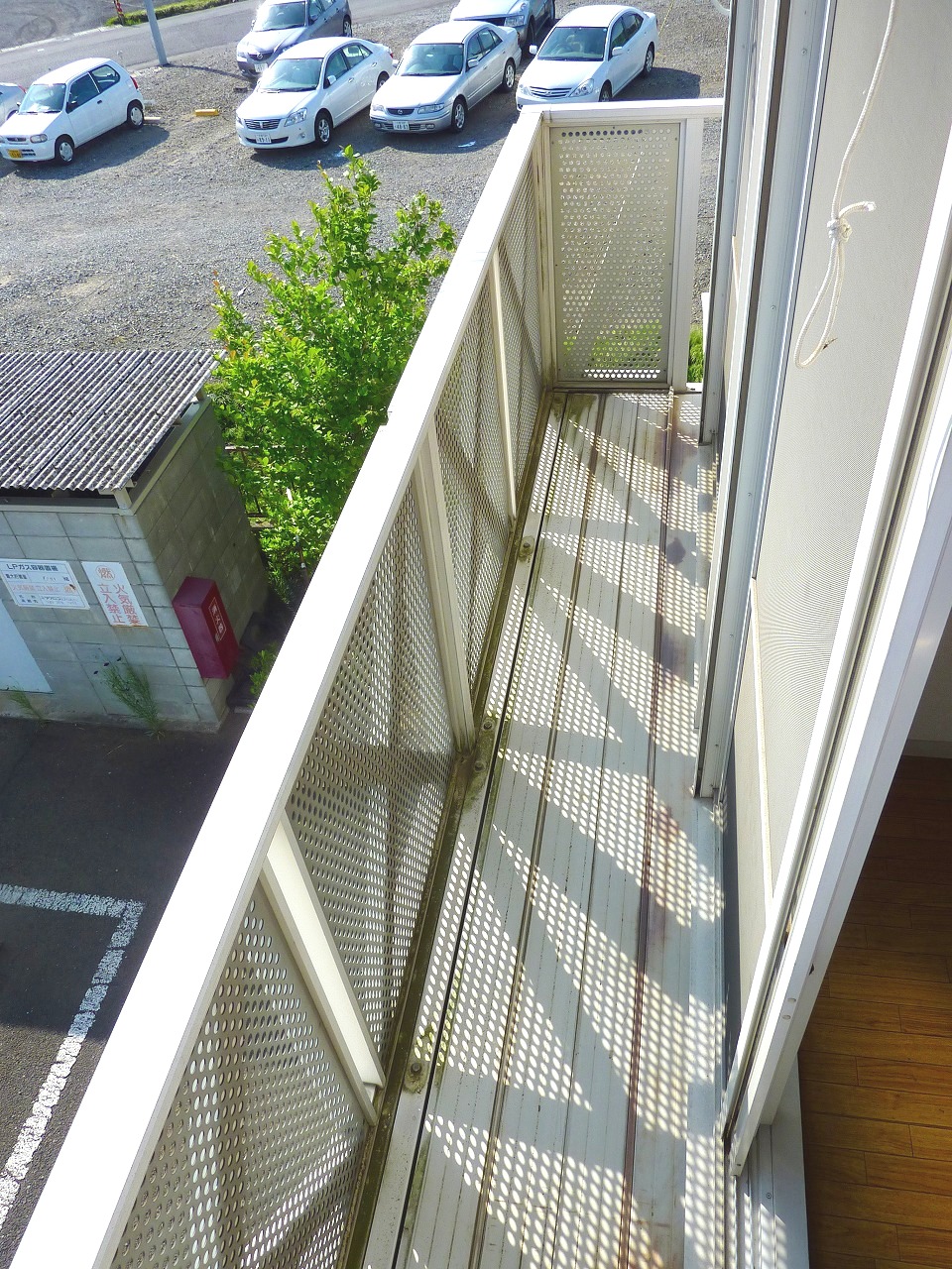 Balcony. Day is good balcony