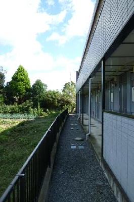 Other common areas. Adjacent land boundary part Entrance door side