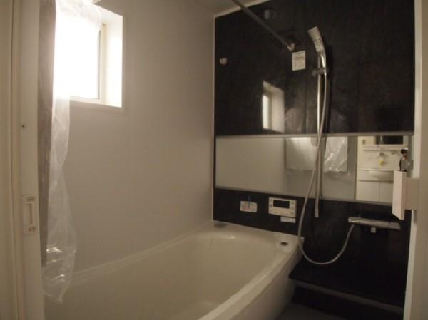 Bathroom. Spacious size of the tub. Bathroom of color ring to settle.