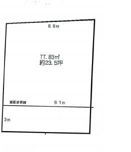 Compartment figure. Land price 11 million yen, Land area 77.83 sq m compartment view