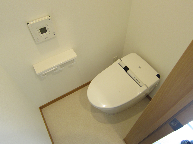 Toilet. Warm water washing toilet seat