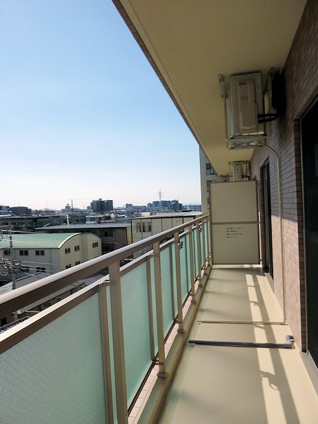 Balcony. View from the south balcony ・ ・ ・ Clean is the best and missing
