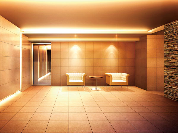 Shared facilities. Entrance Hall Rendering