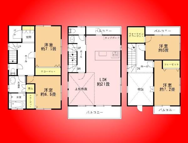 Floor plan. Preferred present status if different from the drawing
