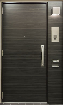 Other.  [Sleeve panel integrated entrance door] Entrance door is narrowing create a sleeve panel with integrated, Produce a profound feeling as the face of the house. It has a variety of functions that are friendly to crime prevention.