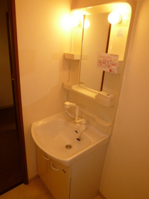 Washroom. Easy-to-use independent wash basin