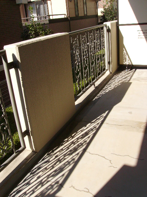 Balcony. Also dry well your laundry spacious on the balcony! !