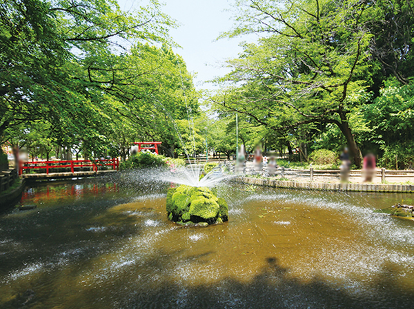 Surrounding environment. Yono park (walk 33 minutes / About 2600m)
