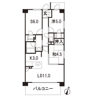 Floor: 2LDK + S + 2WIC, the area occupied: 64.9 sq m, Price: 36,780,000 yen, now on sale