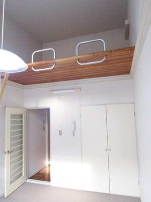 Living and room. You unlucky lighting with loft