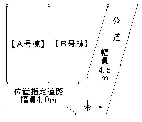 The entire compartment Figure. Site 30 square meters or more of the shaped area, a feeling of opening corner lot. 