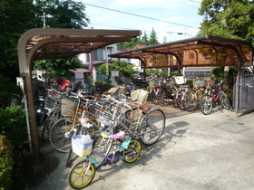 Other common areas. On-site bicycle parking lot