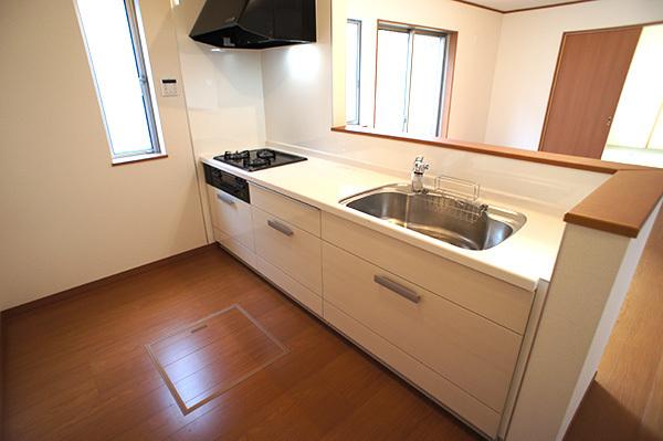 Kitchen. System kitchen Popular face-to-face kitchen