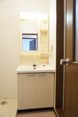 Washroom. Hotel is a wash basin of like