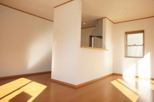 Kitchen. Living viewed from the kitchen