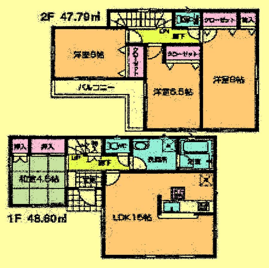 Floor plan. 25,800,000 yen, 4LDK, Land area 120.12 sq m , Building area 96.39 sq m located view in addition to this, It will be provided by the hope of design books, such as layout.