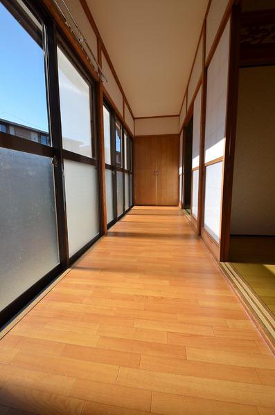 Entrance. The first floor of the veranda