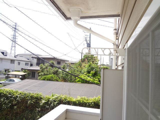 Balcony. It dries day good laundry immediately