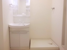 Washroom. Vanity equipped