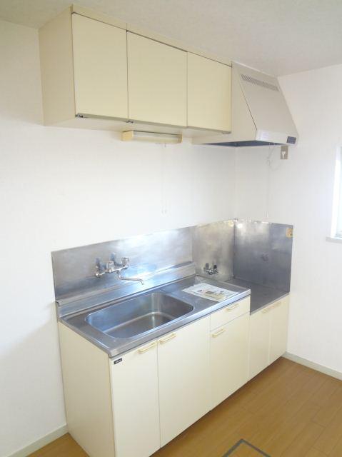 Kitchen. Two-burner stove can be installed.