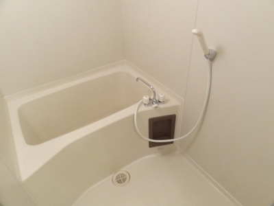 Bath. A clean bathroom