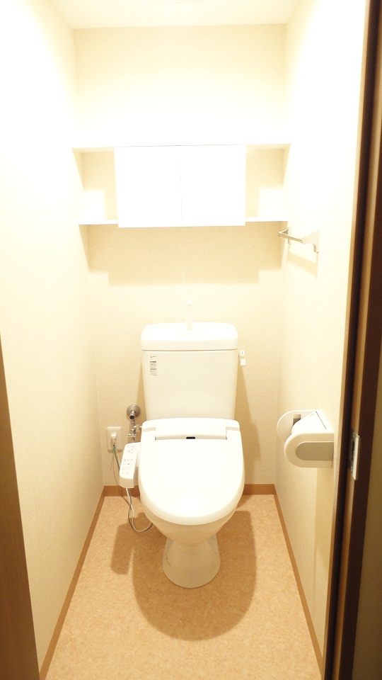 Toilet. Spacious toilet