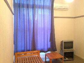 Living and room. The room in which the white tones