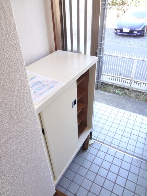 Entrance. Also it comes with a shoebox in the entrance.