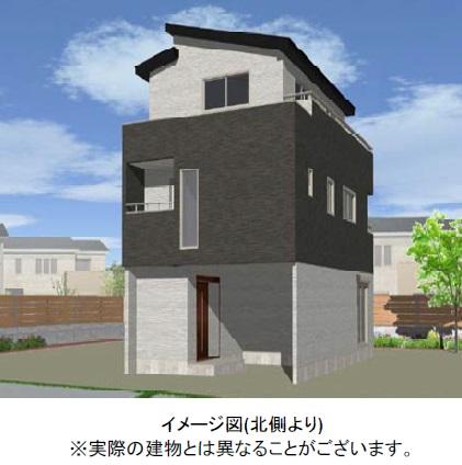 Rendering (appearance). New construction sale ☆ The whole family is very happy in all room vice storage ☆ LDK is spacious space of 18.3 quires, Everyone you can relax. ☆ Feeling of freedom for the corner lot, Good per yang.