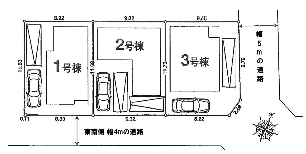 The entire compartment Figure.  ☆  ☆ Equipped with 2 car all building car space ☆  ☆ 