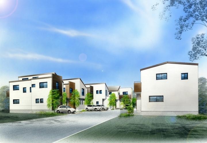 All mansion two car space, Effective lighting plan is realized comfort.