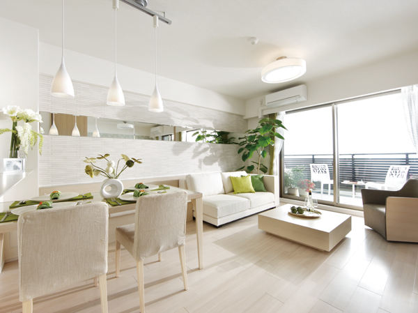 Living.  [living ・ dining] Gather family, Gather smile, Gather the time of rest.  ※ Following publication photograph of the model room 71C type. Including some paid options ・ Application deadline Yes