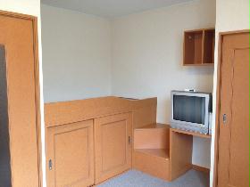 Living and room. There is storage space under the bed