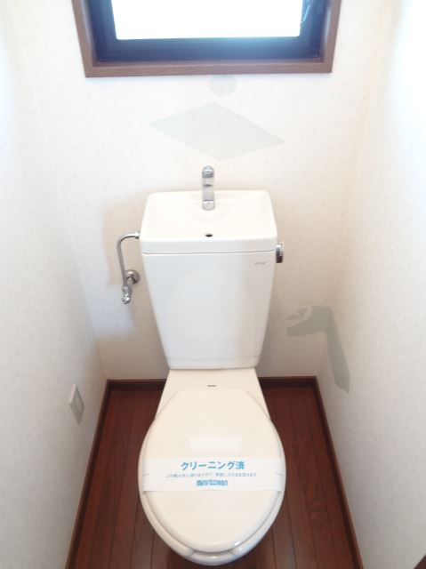 Toilet. Also I have a window in the toilet. 