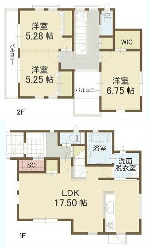 Floor plan. Immediate Available ・ Preview possible property there! All 7 compartment, Land 35 square meters or more of subdivision! Please contact us for more details!