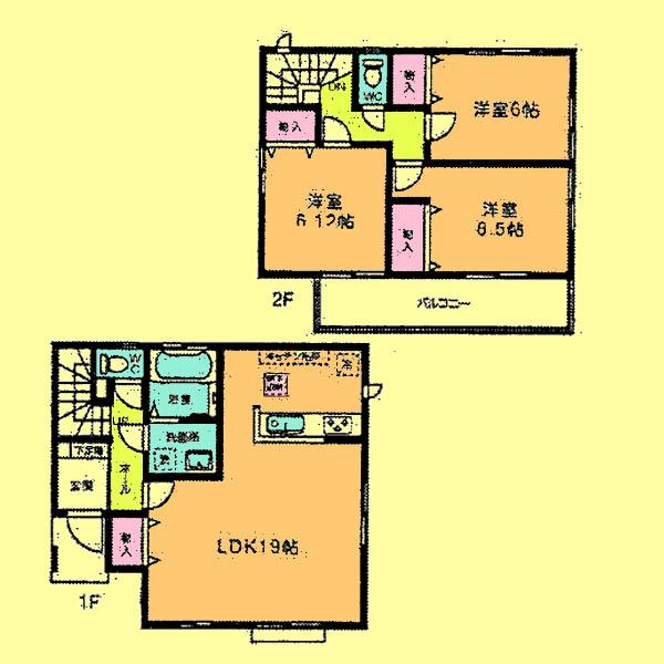 Floor plan. 25,800,000 yen, 3LDK, Land area 117.81 sq m , Building area 90.05 sq m located view in addition to this, It will be provided by the hope of design books, such as layout.