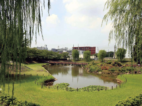 Surrounding environment. Inumakata park (about 320m / 4-minute walk)