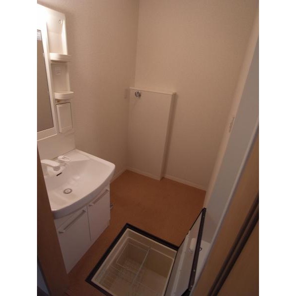 Washroom. There is under-floor storage