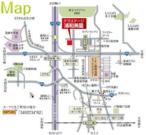 Local guide map