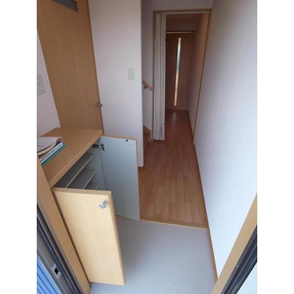 Entrance. Yes shoe box