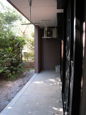 Balcony. Spacious terrace