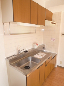 Kitchen. Gas stove is installed Friendly Kitchen.