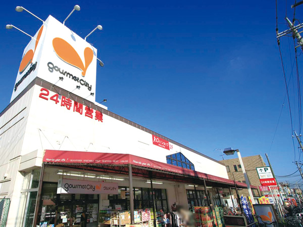 Surrounding environment. Gourmet City Higashi Urawa store (about 500m / 7-minute walk)